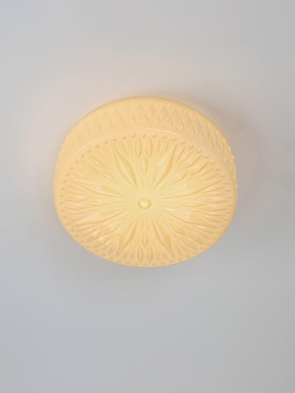 Solara Plafonnier en Verre à Abat-jour Moderne Lune - Neutralighting