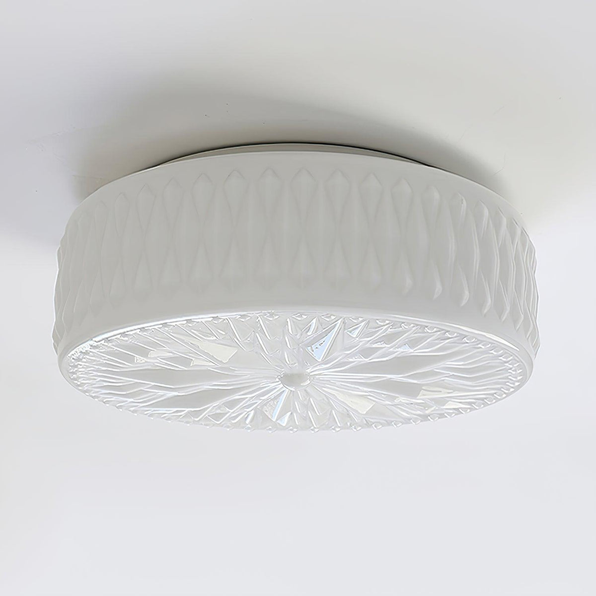Solara Plafonnier en Verre à Abat-jour Moderne Lune - Neutralighting