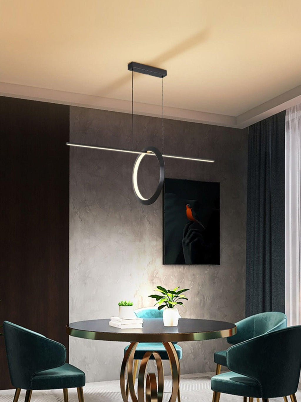 Orioner Suspension Lampe en Gel de Silice - Neutralighting