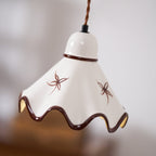Kora Lampe Pendante Abat-jour Céramique Ondulé - Neutralighting