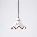 Kora Lampe Pendante Abat-jour Céramique Ondulé - Neutralighting