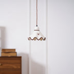 Kora Lampe Pendante Abat-jour Céramique Ondulé - Neutralighting