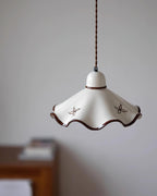 Kora Lampe Pendante Abat-jour Céramique Ondulé - Neutralighting
