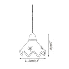 Kora Lampe Pendante Abat-jour Céramique Ondulé - Neutralighting