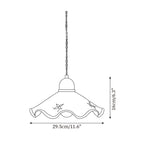 Kora Lampe Pendante Abat-jour Céramique Ondulé - Neutralighting