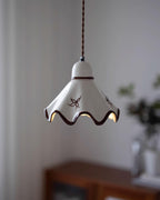 Kora Lampe Pendante Abat-jour Céramique Ondulé - Neutralighting