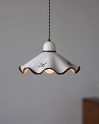 Kora Lampe Pendante Abat-jour Céramique Ondulé - Neutralighting