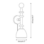 Pivelo Applique Murale en Bois Vintage - Neutralighting