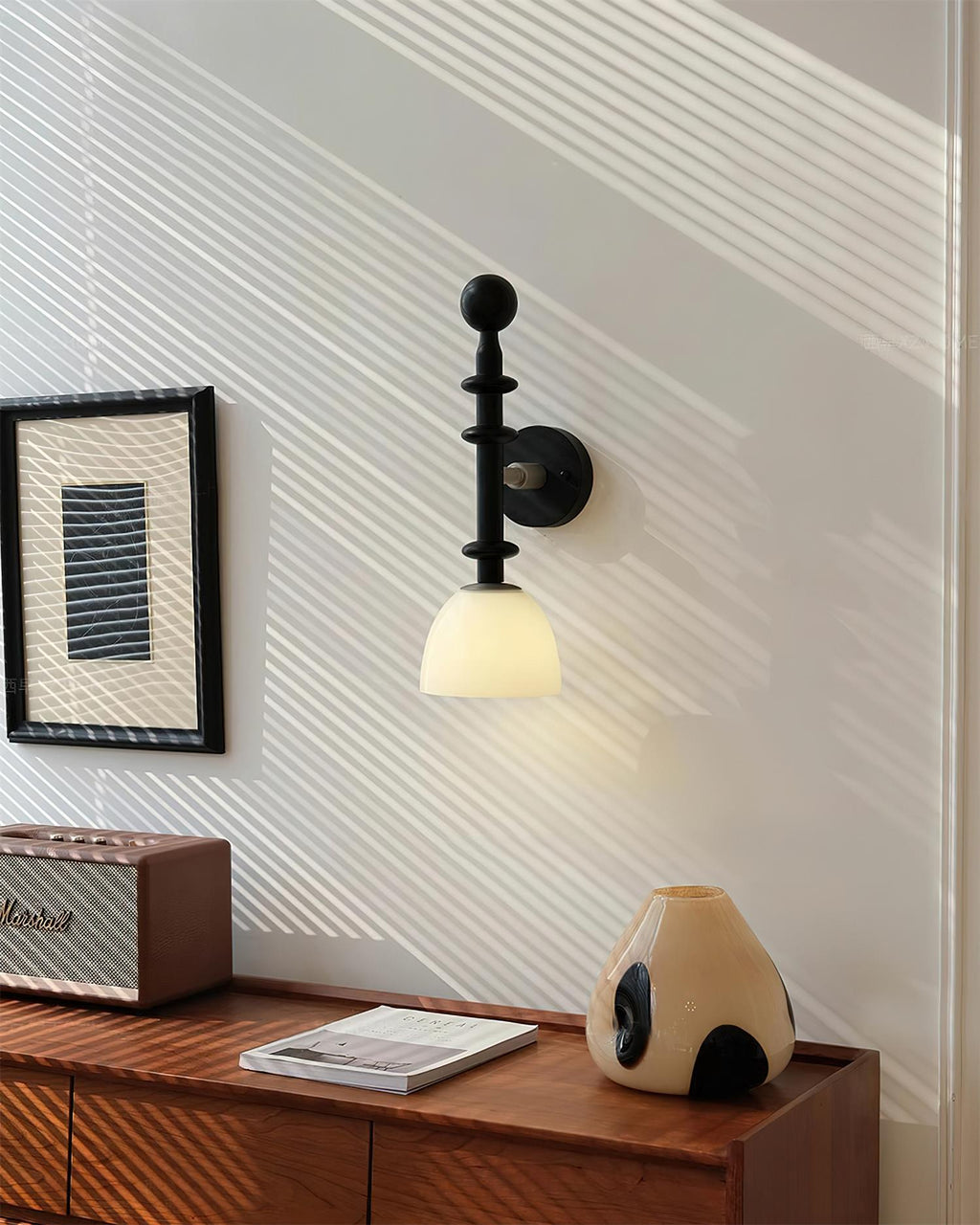 Pivelo Applique Murale en Bois Vintage - Neutralighting