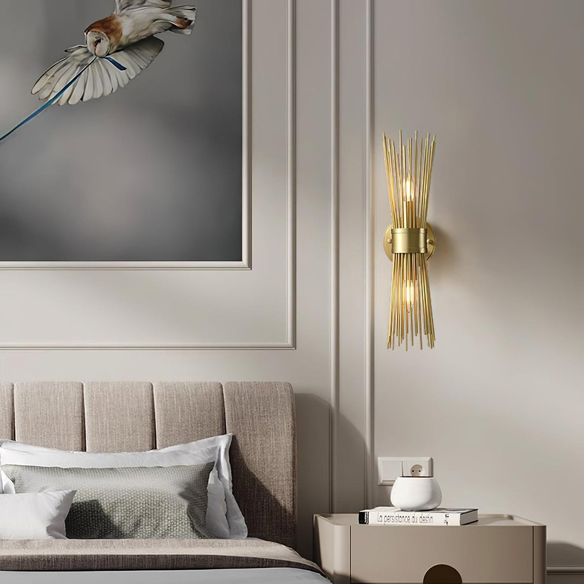 Thresher Lampe Murale en Laiton Luxe avec Bougie - Neutralighting