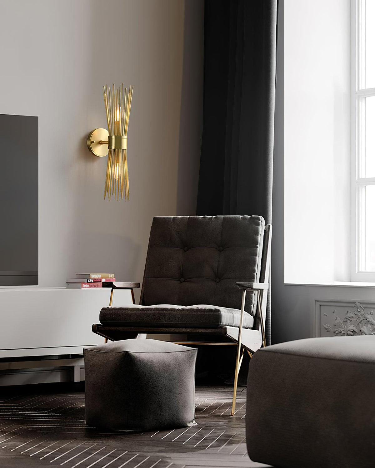 Thresher Lampe Murale en Laiton Luxe avec Bougie - Neutralighting