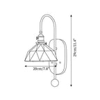 Vireoce Applique murale et globe en verre lisse avec plaque arrière en bois - Neutralighting