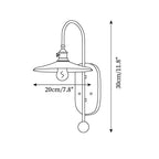 Vireoce Applique murale et globe en verre lisse avec plaque arrière en bois - Neutralighting