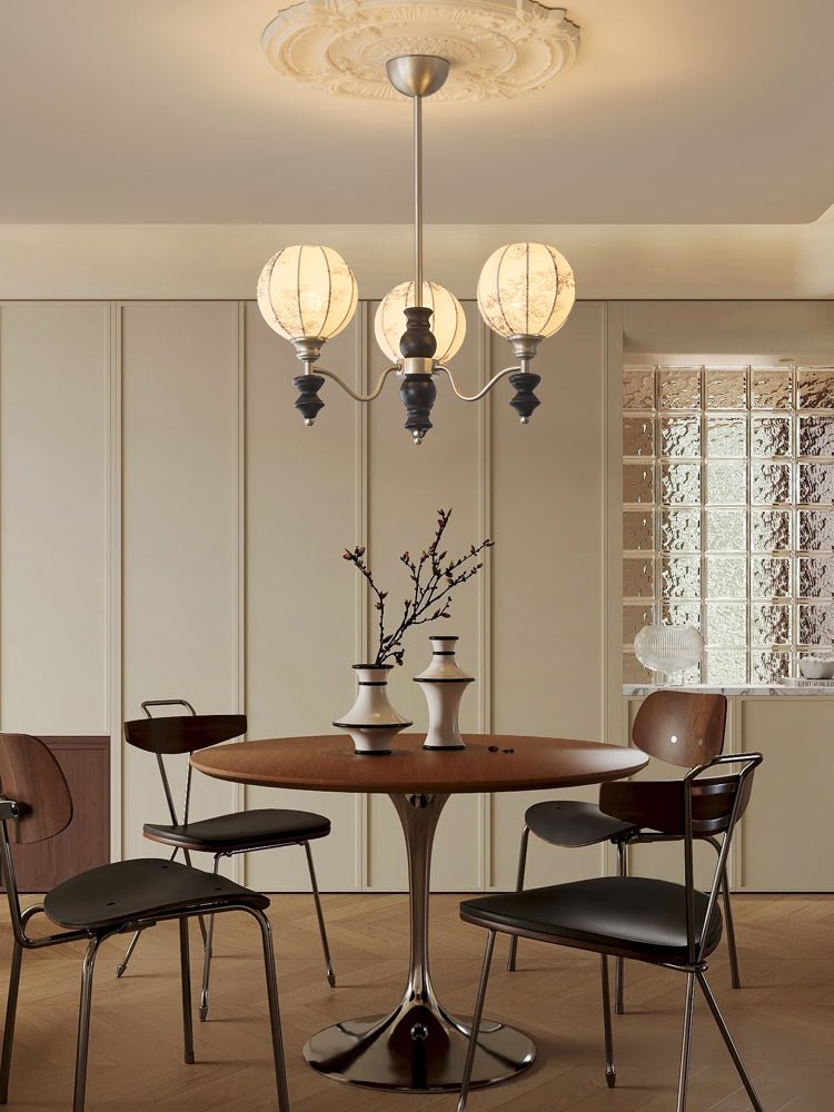 Osilan Lustre Vintage Traditionnel Élégant en Bois - Neutralighting