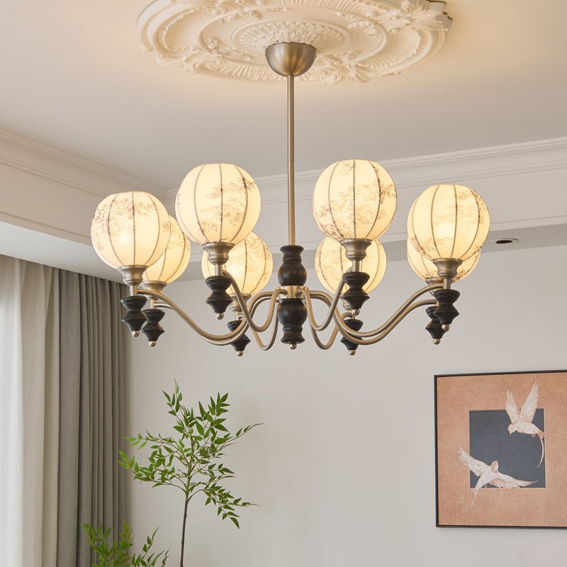 Osilan Lustre Vintage Traditionnel Élégant en Bois - Neutralighting