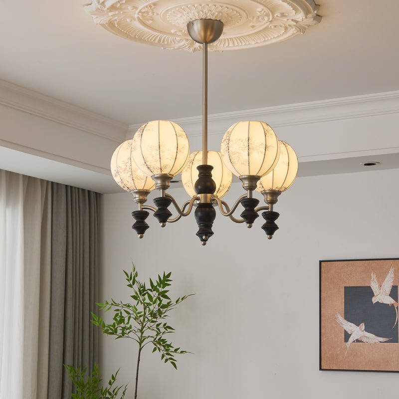 Osilan Lustre Vintage Traditionnel Élégant en Bois - Neutralighting