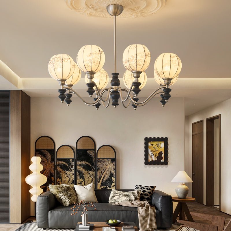 Osilan Lustre Vintage Traditionnel Élégant en Bois - Neutralighting