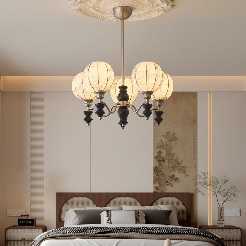 Osilan Lustre Vintage Traditionnel Élégant en Bois - Neutralighting