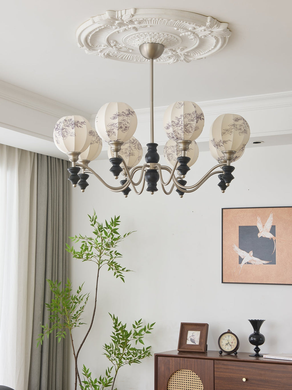 Osilan Lustre Vintage Traditionnel Élégant en Bois - Neutralighting