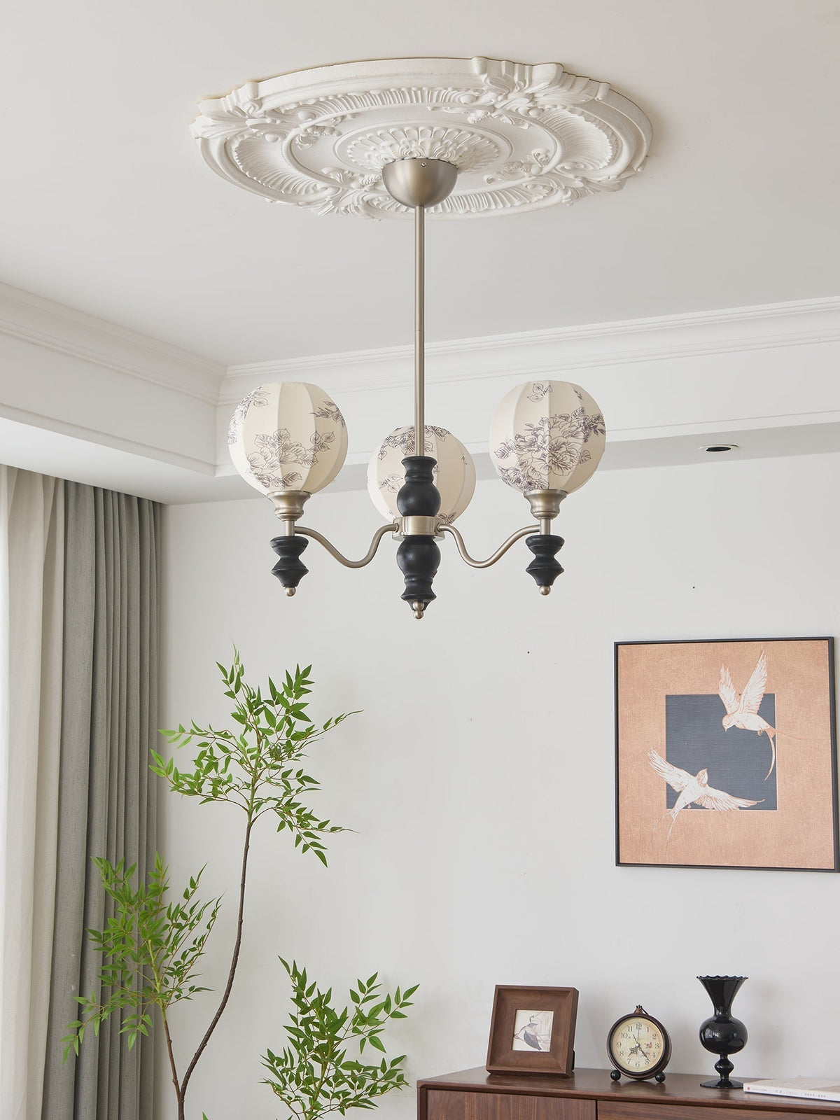 Osilan Lustre Vintage Traditionnel Élégant en Bois - Neutralighting