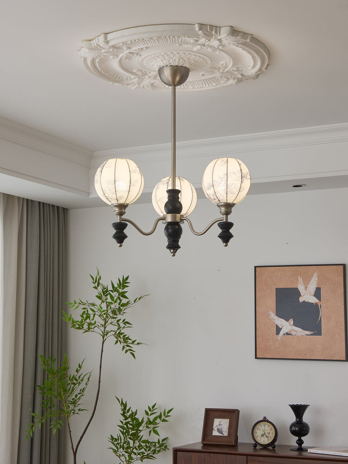 Osilan Lustre Vintage Traditionnel Élégant en Bois - Neutralighting