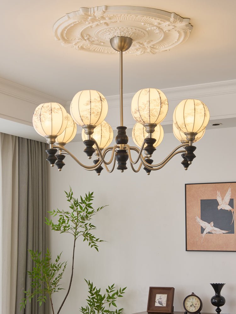 Osilan Lustre Vintage Traditionnel Élégant en Bois - Neutralighting