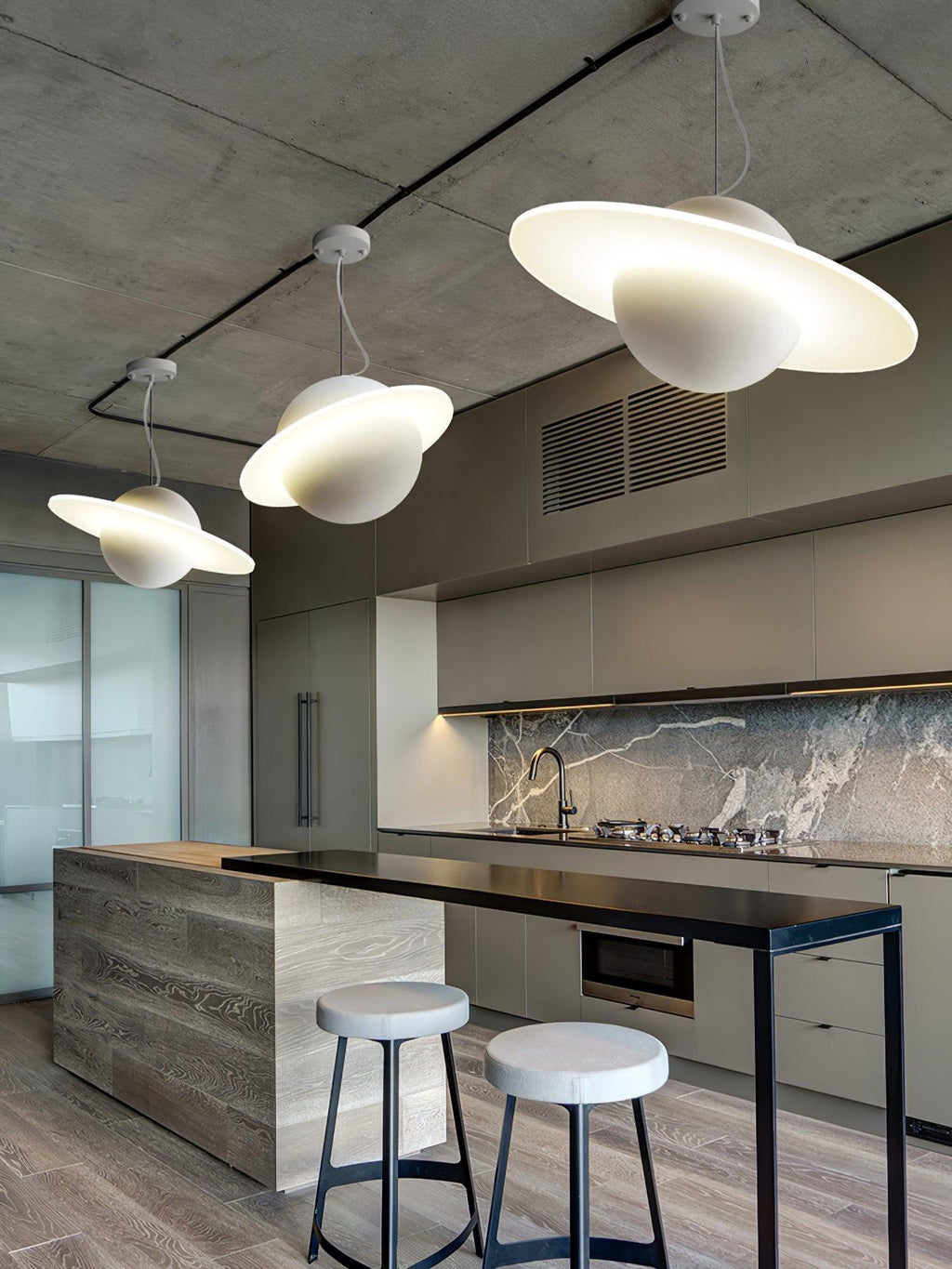 Calenor Suspension Métal Contemporaine - Neutralighting