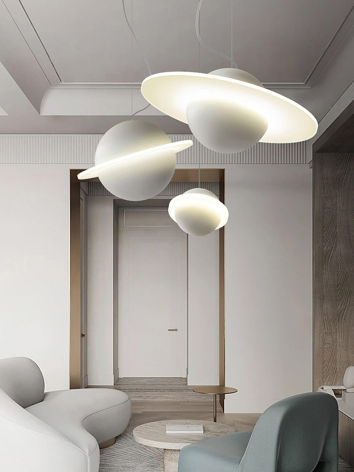Calenor Suspension Métal Contemporaine - Neutralighting
