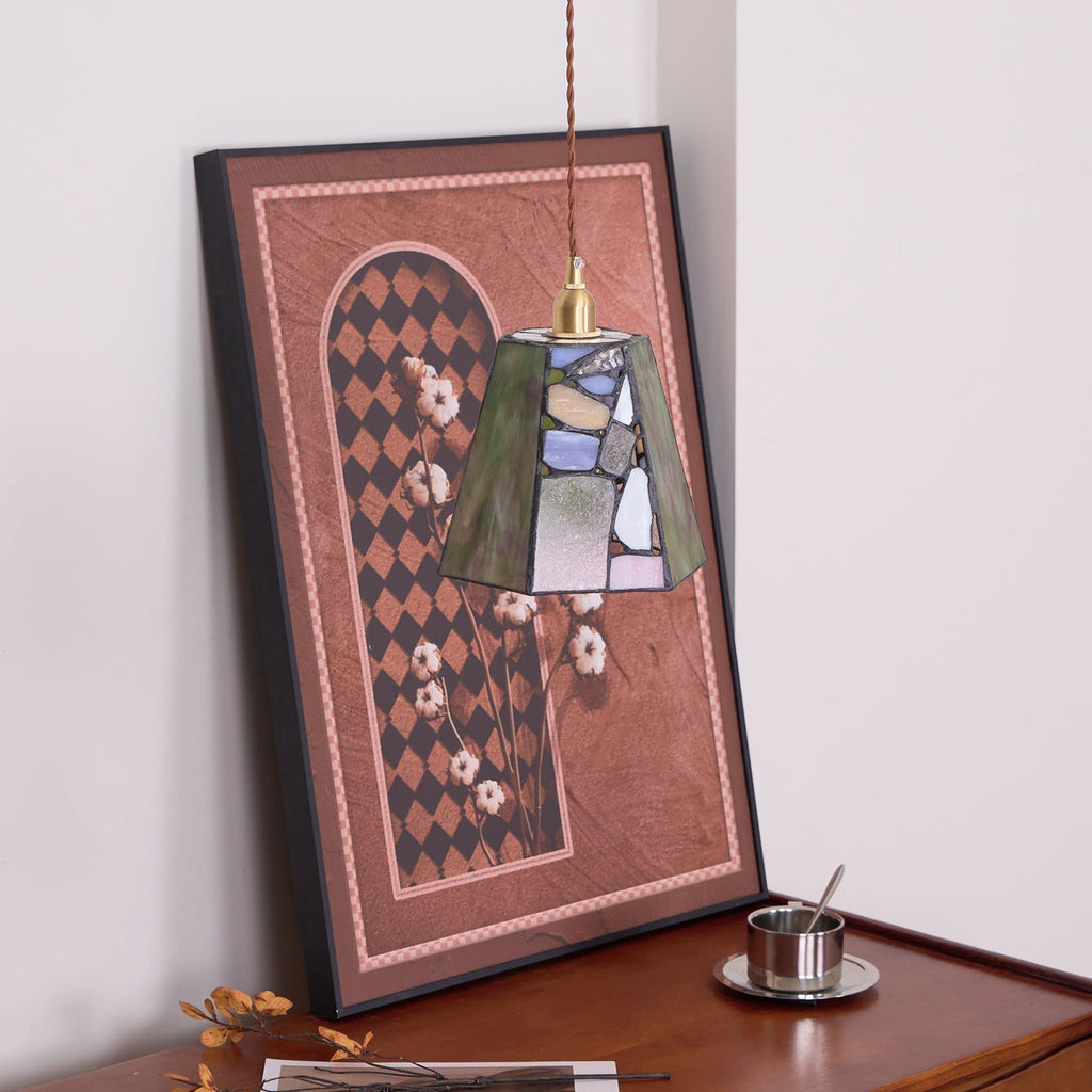 Mavine Suspension en vitrail de style Tiffany - Neutralighting