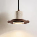 Ritta Lampe Pendante Travertin Silhouette Haut-de‐Forme - Neutralighting