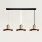 Ritta Lampe Pendante Travertin Silhouette Haut-de‐Forme - Neutralighting