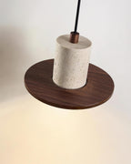 Ritta Lampe Pendante Travertin Silhouette Haut-de‐Forme - Neutralighting