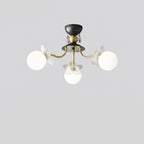Orlaeila Art Floraison Fleur Verre Lustre - Neutralighting