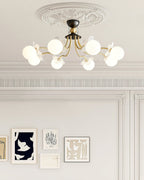 Orlaeila Art Floraison Fleur Verre Lustre - Neutralighting