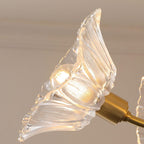 Solara Lumière de Plafond Fleur en Verre Pétale Chic Élégante - Neutralighting