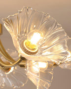 Solara Lumière de Plafond Fleur en Verre Pétale Chic Élégante - Neutralighting