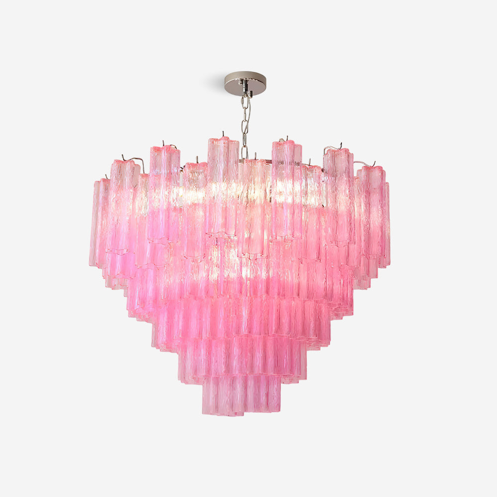 Kamenicky Lustre Cascades de Verre en Niveaux - Neutralighting