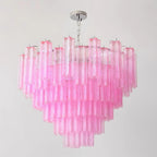 Kamenicky Lustre Cascades de Verre en Niveaux - Neutralighting