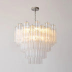 Kamenicky Lustre Cascades de Verre en Niveaux - Neutralighting