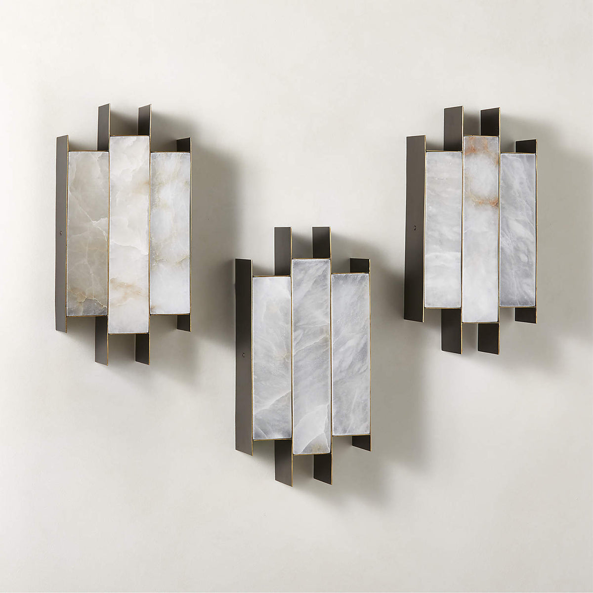 Vavynor Applique Murale Laiton Albâtre Créativité Individuelle - Neutralighting