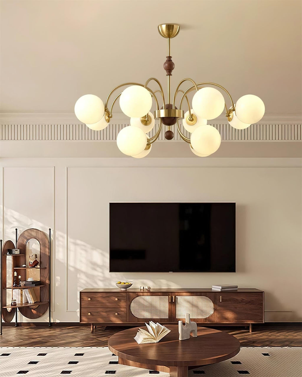 Kanth Lustre Bois Arqué - Neutralighting