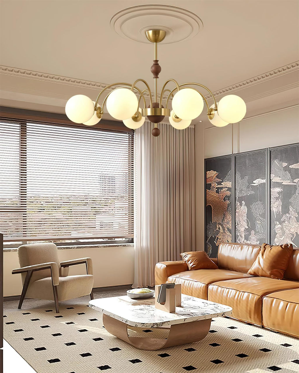 Kanth Lustre Bois Arqué - Neutralighting