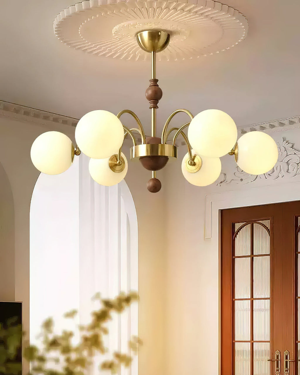Kanth Lustre Bois Arqué - Neutralighting