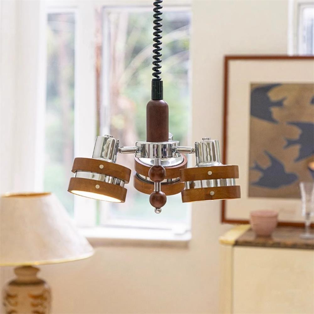 Karry Lustre Bandes en Bois Abat-jours Clairs - Neutralighting