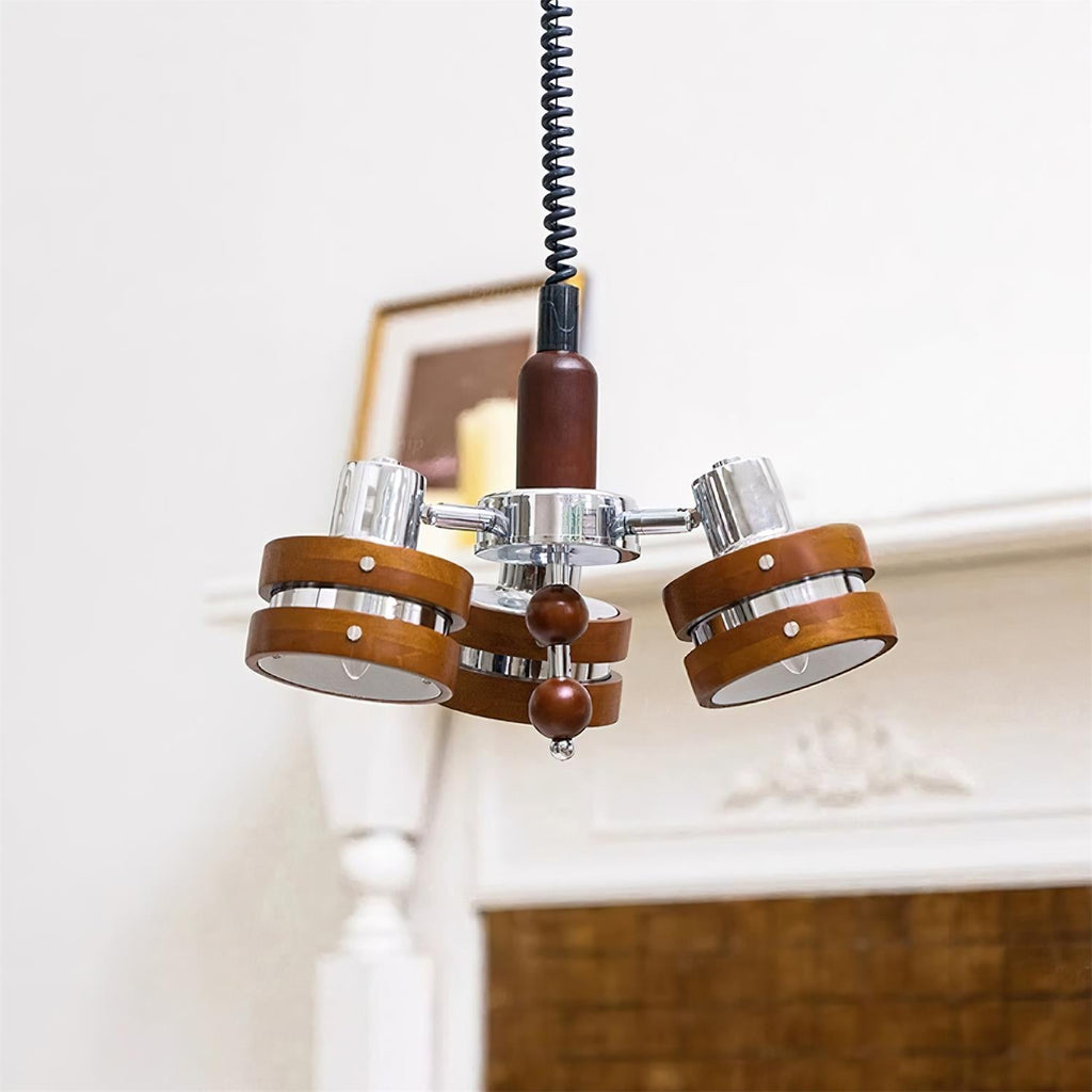 Karry Lustre Bandes en Bois Abat-jours Clairs - Neutralighting