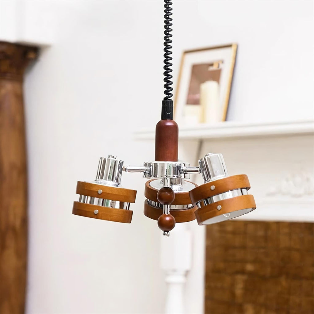 Karry Lustre Bandes en Bois Abat-jours Clairs - Neutralighting