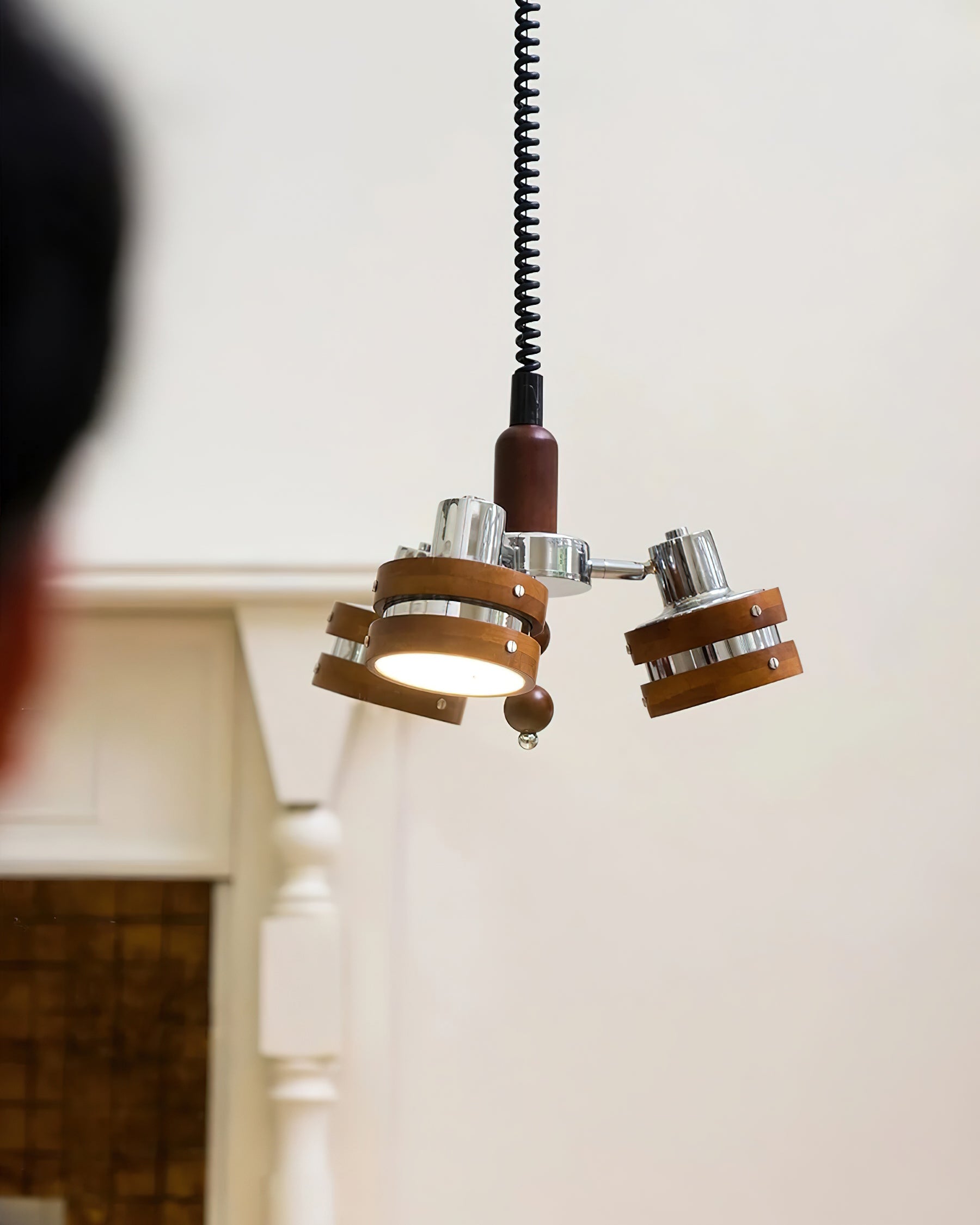 Karry Lustre Bandes en Bois Abat-jours Clairs - Neutralighting