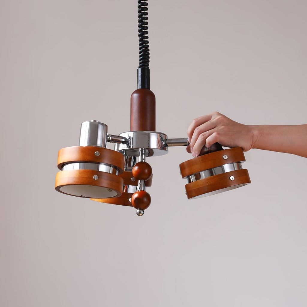 Karry Lustre Bandes en Bois Abat-jours Clairs - Neutralighting