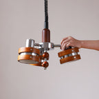 Karry Lustre Bandes en Bois Abat-jours Clairs - Neutralighting