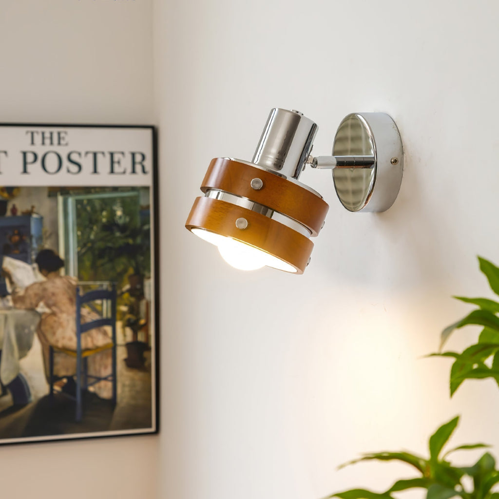 Zanorir Applique Murale en Noyer Art Nordique Premium - Neutralighting